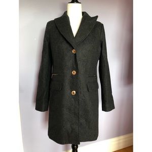Michael kors wool blend grey coat